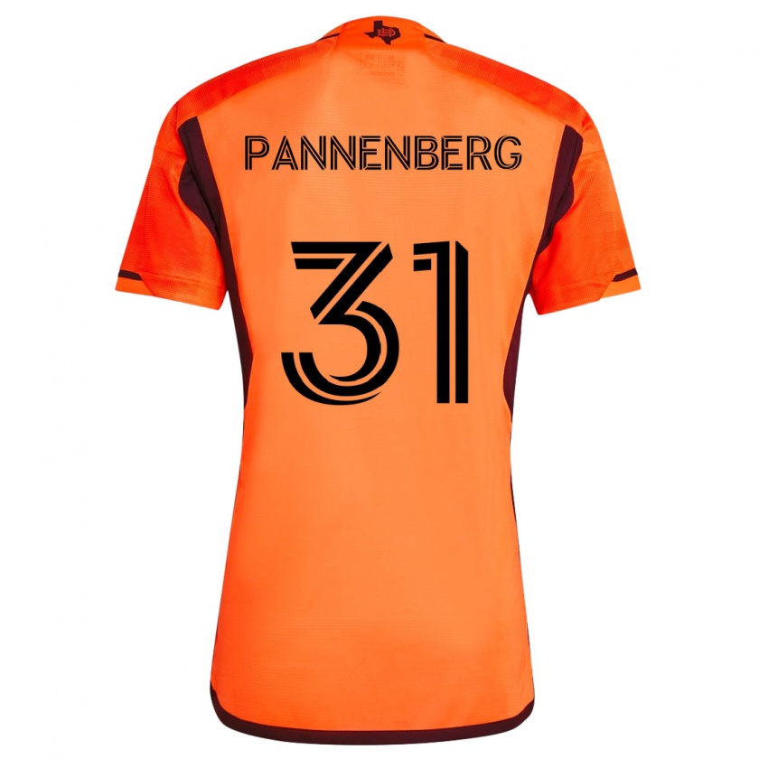 Kandiny Kinder Andrew Pannenberg #31 Orange Schwarz Heimtrikot Trikot 2024/25 T-Shirt