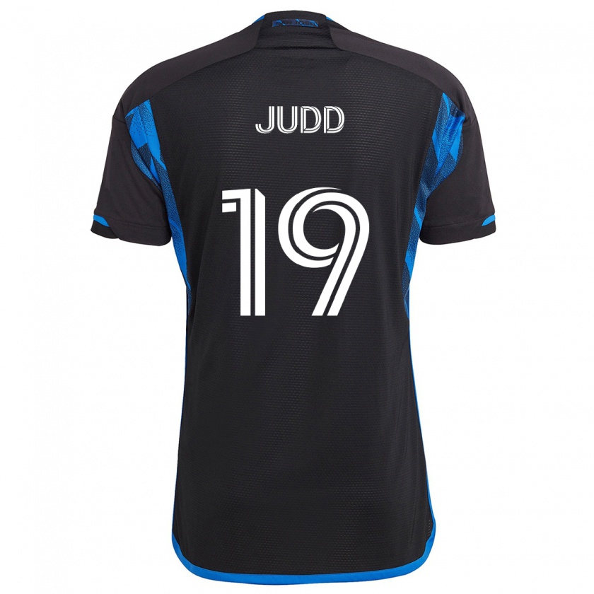 Kandiny Kinder Preston Judd #19 Blau Schwarz Heimtrikot Trikot 2024/25 T-Shirt