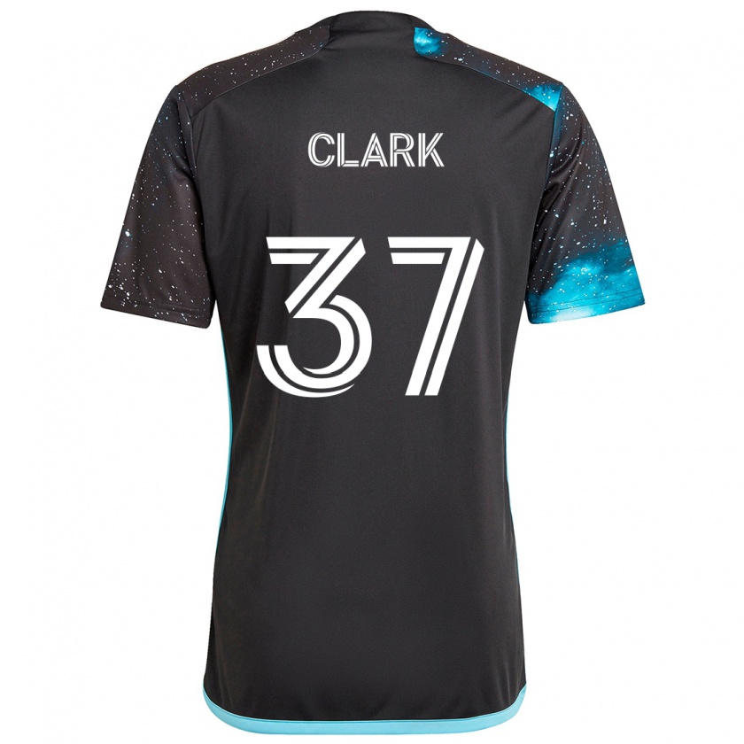 Kandiny Kinder Caden Clark #37 Schwarz Blau Heimtrikot Trikot 2024/25 T-Shirt