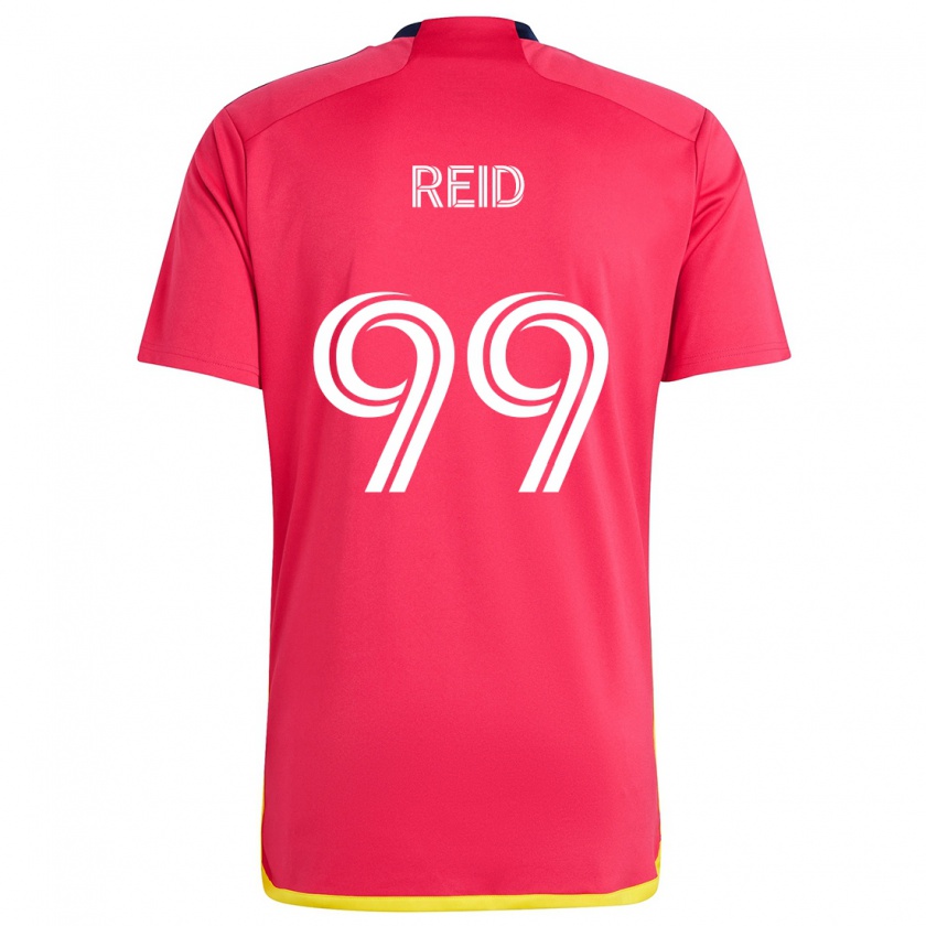 Kandiny Kinder Jayden Reid #99 Rot Blau Heimtrikot Trikot 2024/25 T-Shirt