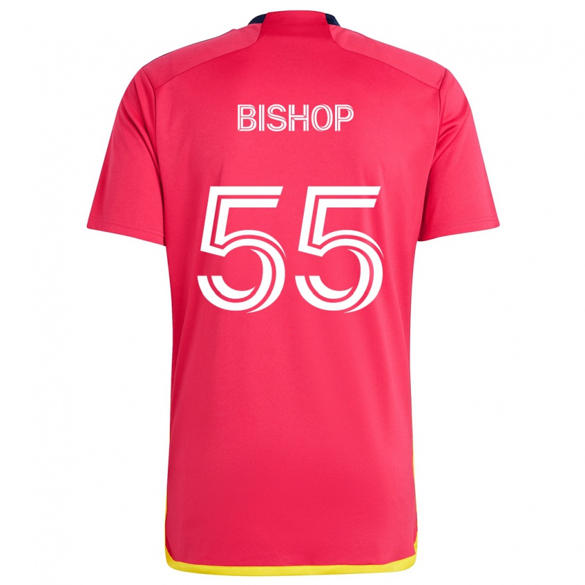 Kandiny Kinder Nick Bishop #55 Rot Blau Heimtrikot Trikot 2024/25 T-Shirt