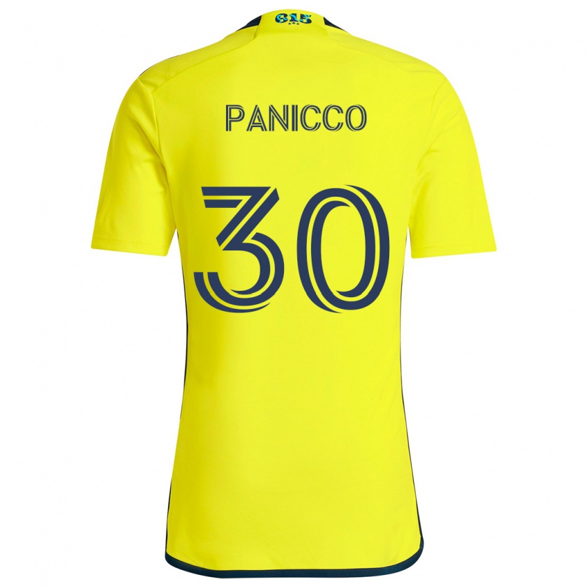 Kandiny Kinder Elliot Panicco #30 Gelb Blau Heimtrikot Trikot 2024/25 T-Shirt