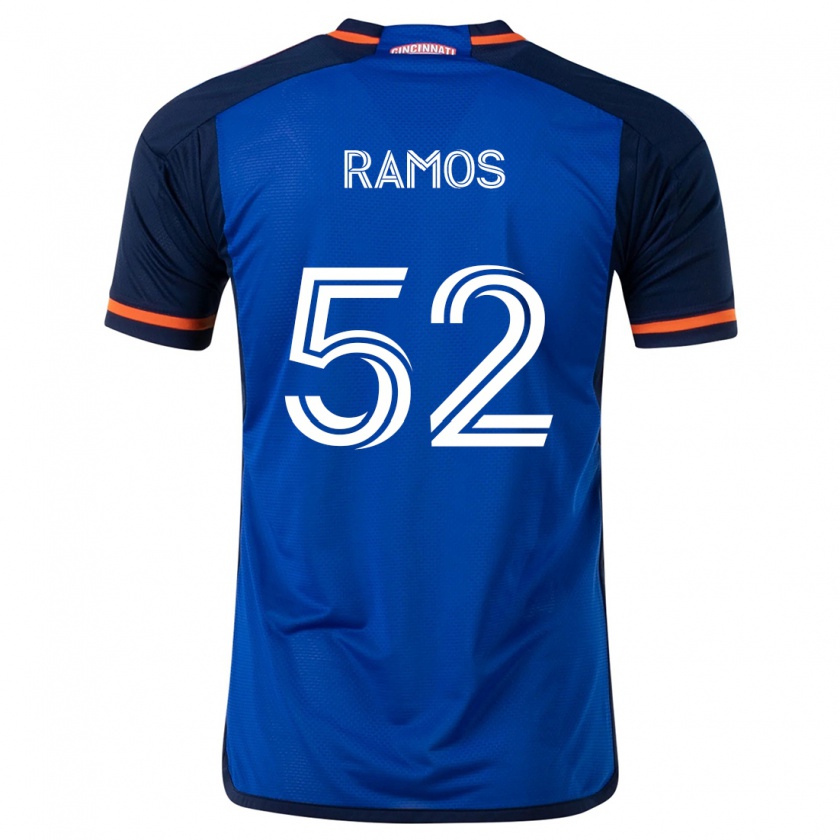 Kandiny Kinder Yair Ramos #52 Blau Weiss Heimtrikot Trikot 2024/25 T-Shirt