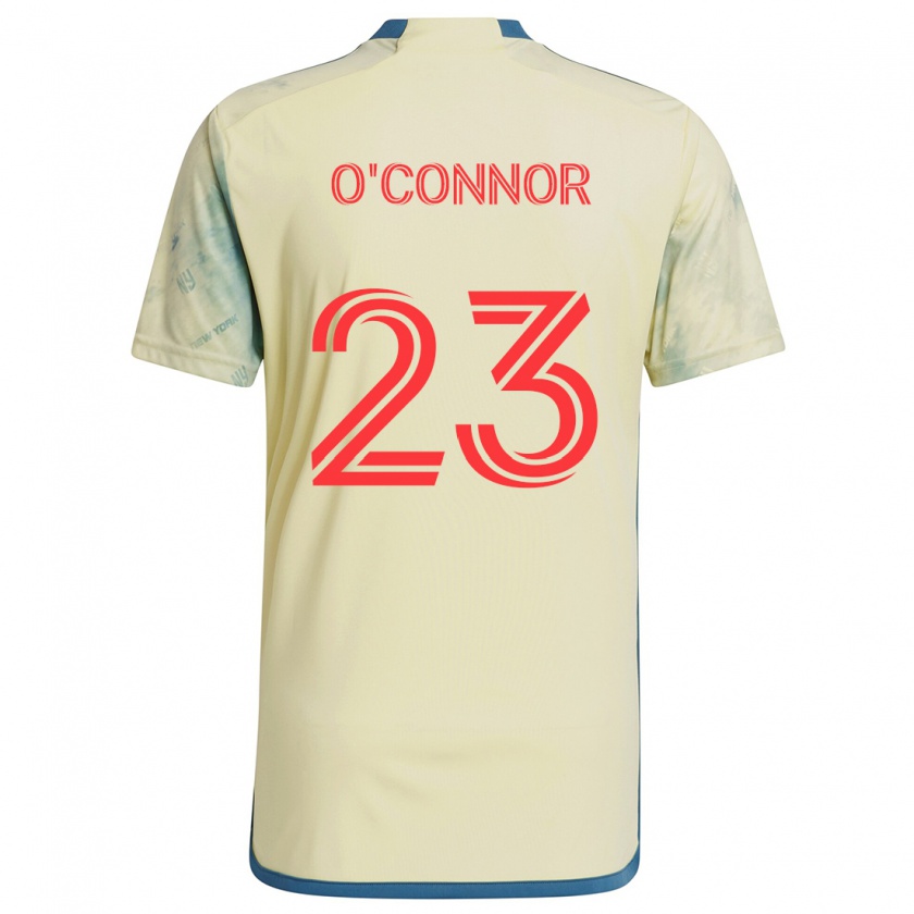 Kandiny Kinder Aidan O'connor #23 Gelb Rot Blau Heimtrikot Trikot 2024/25 T-Shirt