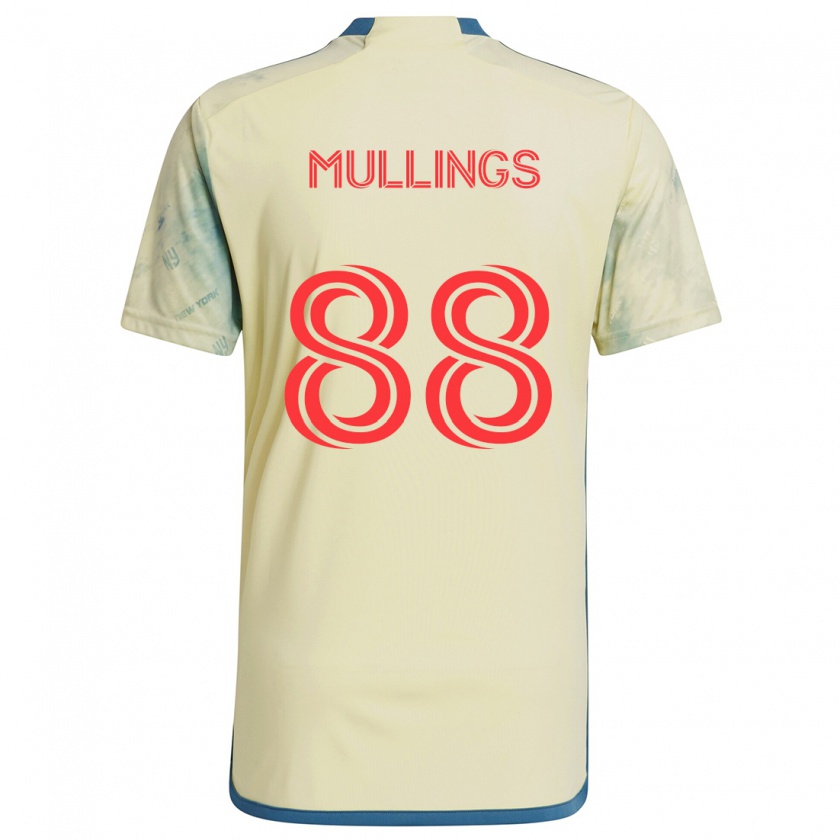 Kandiny Kinder O'vonte Mullings #88 Gelb Rot Blau Heimtrikot Trikot 2024/25 T-Shirt