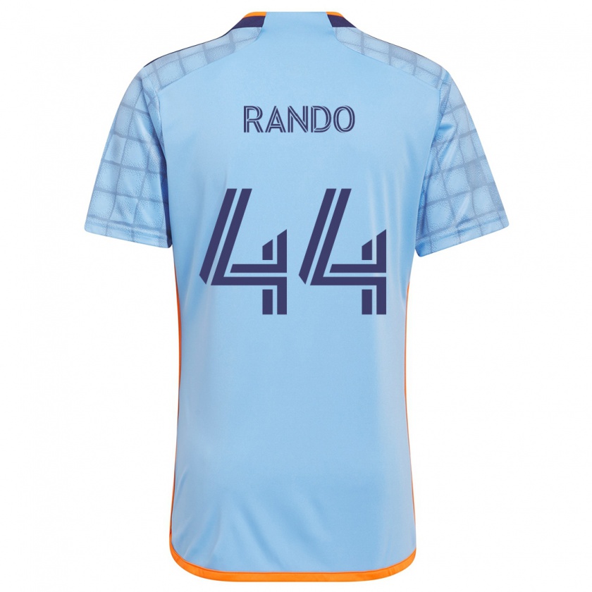 Kandiny Kinder Alex Rando #44 Blau Orange Heimtrikot Trikot 2024/25 T-Shirt