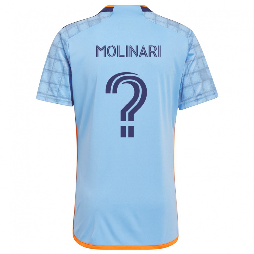 Kandiny Kinder Peter Molinari #0 Blau Orange Heimtrikot Trikot 2024/25 T-Shirt