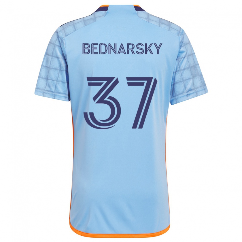 Kandiny Kinder Stevo Bednarsky #37 Blau Orange Heimtrikot Trikot 2024/25 T-Shirt