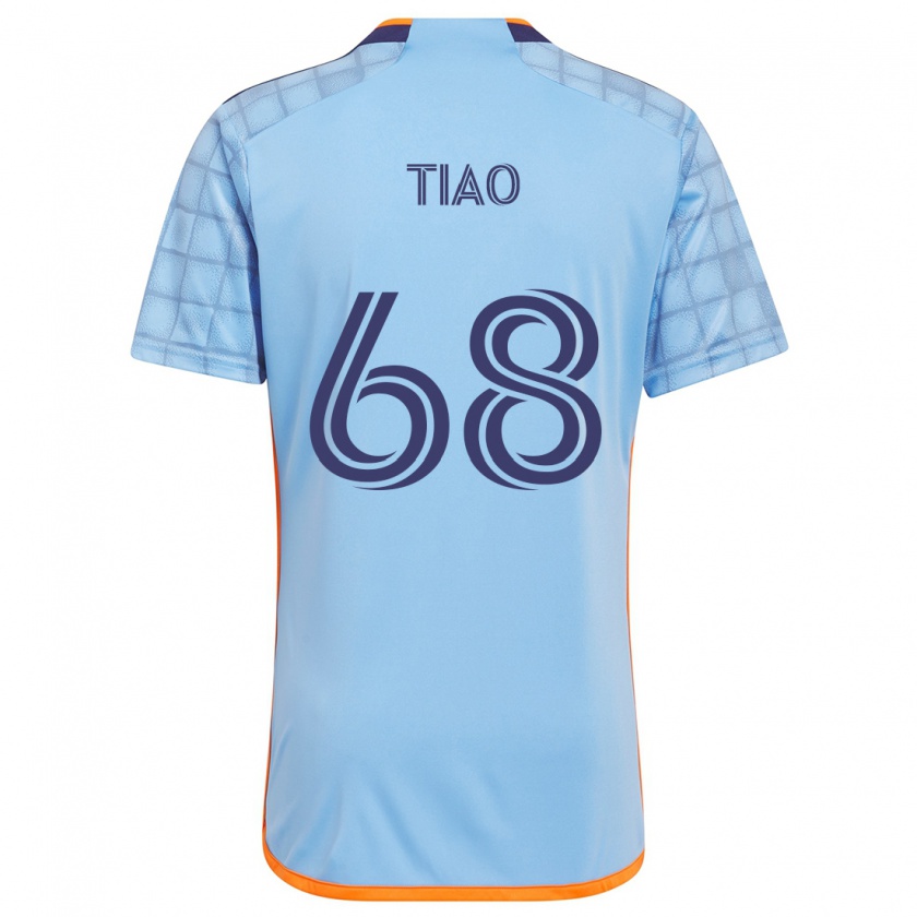 Kandiny Kinder Christopher Tiao #68 Blau Orange Heimtrikot Trikot 2024/25 T-Shirt