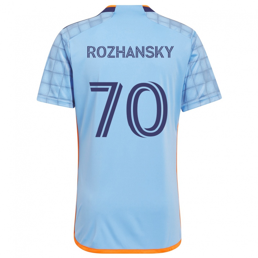 Kandiny Kinder Jake Rozhansky #70 Blau Orange Heimtrikot Trikot 2024/25 T-Shirt