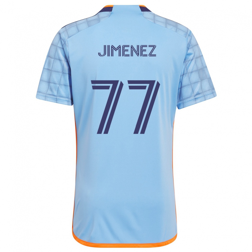 Kandiny Kinder Jonathan Jiménez #77 Blau Orange Heimtrikot Trikot 2024/25 T-Shirt