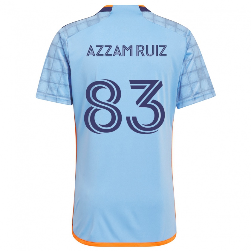 Kandiny Kinder Camil Azzam Ruiz #83 Blau Orange Heimtrikot Trikot 2024/25 T-Shirt