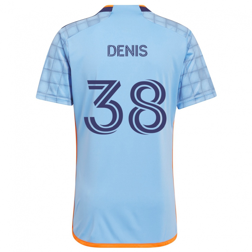 Kandiny Kinder John Denis #38 Blau Orange Heimtrikot Trikot 2024/25 T-Shirt