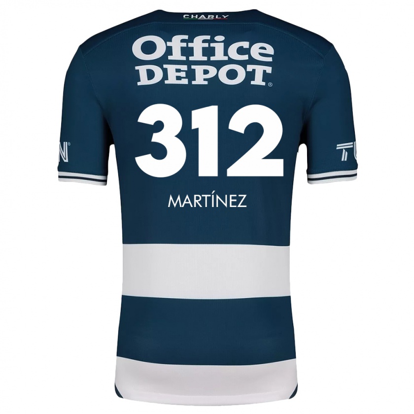 Kandiny Kinder Ulises Martínez #312 Blau Weiss Heimtrikot Trikot 2024/25 T-Shirt