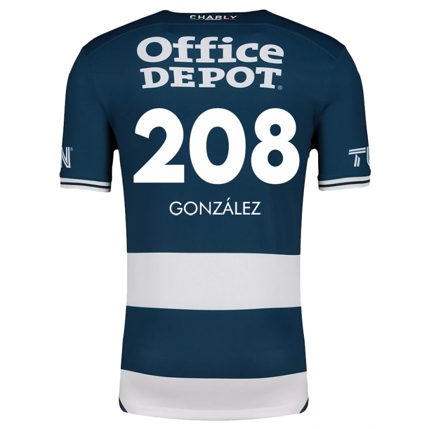 Kandiny Kinder Osvaldo González #208 Blau Weiss Heimtrikot Trikot 2024/25 T-Shirt