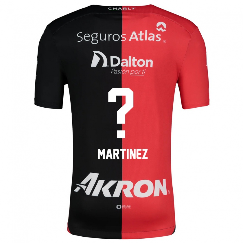 Kandiny Kinder Gustavo Martínez #0 Rot Schwarz Heimtrikot Trikot 2024/25 T-Shirt