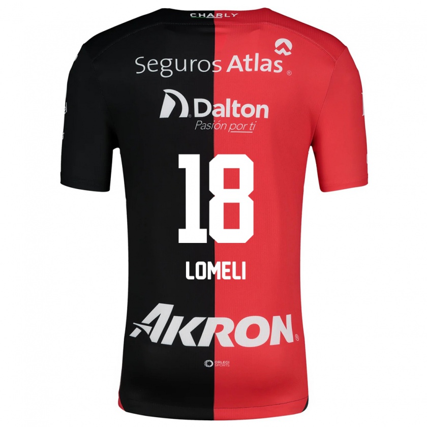 Kandiny Kinder Alejandra Lomelí #18 Rot Schwarz Heimtrikot Trikot 2024/25 T-Shirt