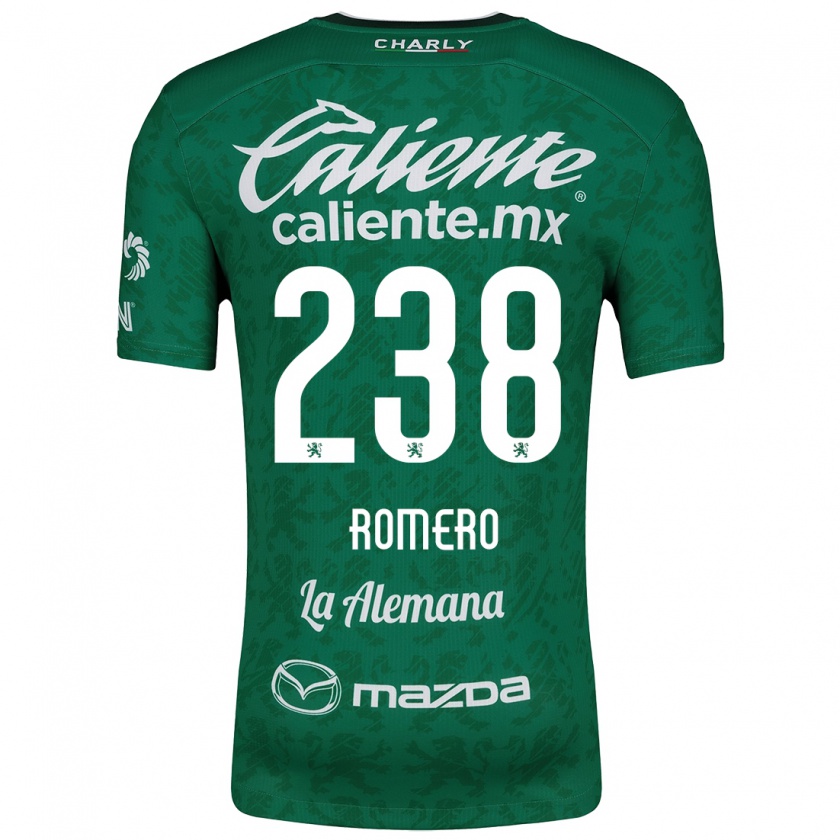 Kandiny Kinder Paulo Romero #238 Grün Weiß Heimtrikot Trikot 2024/25 T-Shirt