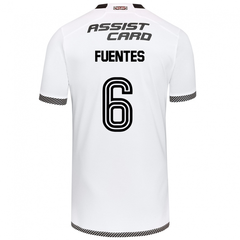 Kandiny Kinder César Fuentes #6 Weiß Schwarz Heimtrikot Trikot 2024/25 T-Shirt