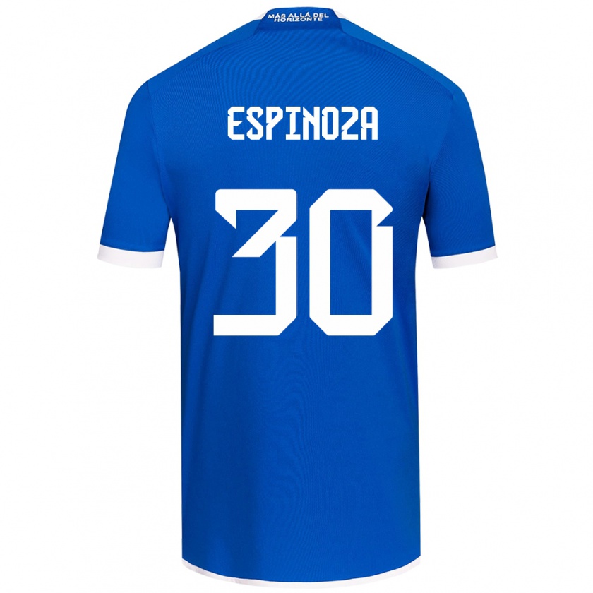 Kandiny Kinder Isidora Espinoza #30 Blau Weiss Heimtrikot Trikot 2024/25 T-Shirt