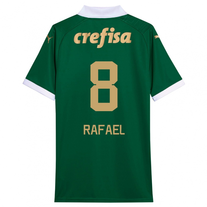 Kandiny Kinder Zé Rafael #8 Grün Weiß Heimtrikot Trikot 2024/25 T-Shirt