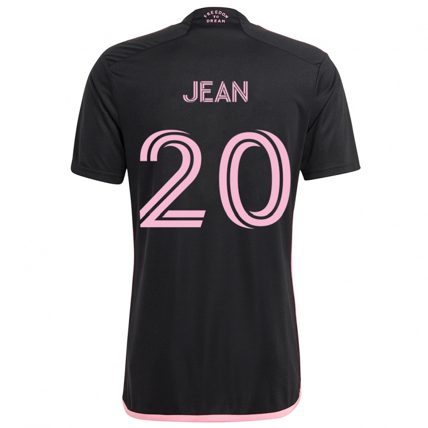 Kandiny Kinder Corentin Jean #20 Schwarz Auswärtstrikot Trikot 2024/25 T-Shirt