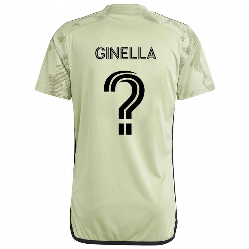 Kandiny Kinder Francisco Ginella #0 Hellgrün Auswärtstrikot Trikot 2024/25 T-Shirt