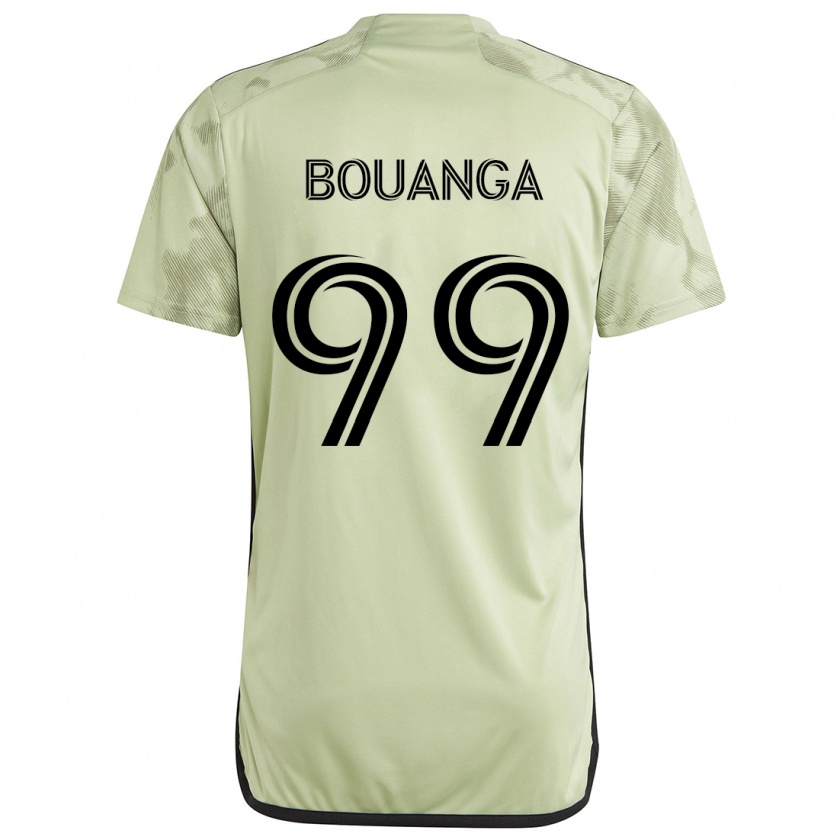 Kandiny Kinder Denis Bouanga #99 Hellgrün Auswärtstrikot Trikot 2024/25 T-Shirt