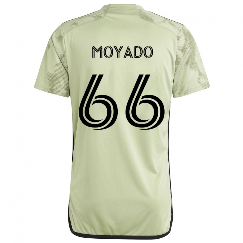 Kandiny Kinder Bryan Moyado #66 Hellgrün Auswärtstrikot Trikot 2024/25 T-Shirt