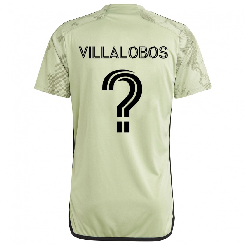 Kandiny Kinder Kristian Villalobos #0 Hellgrün Auswärtstrikot Trikot 2024/25 T-Shirt