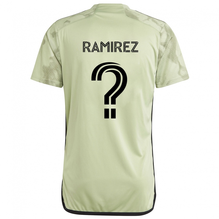 Kandiny Kinder Dennis Ramirez #0 Hellgrün Auswärtstrikot Trikot 2024/25 T-Shirt