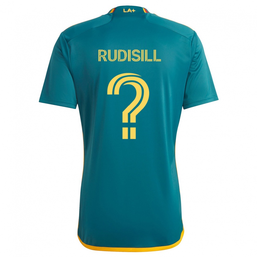 Kandiny Kinder Paulo Rudisill #0 Grün Gelb Auswärtstrikot Trikot 2024/25 T-Shirt