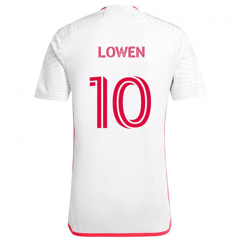 Kandiny Kinder Eduard Löwen #10 Weiß Rot Auswärtstrikot Trikot 2024/25 T-Shirt