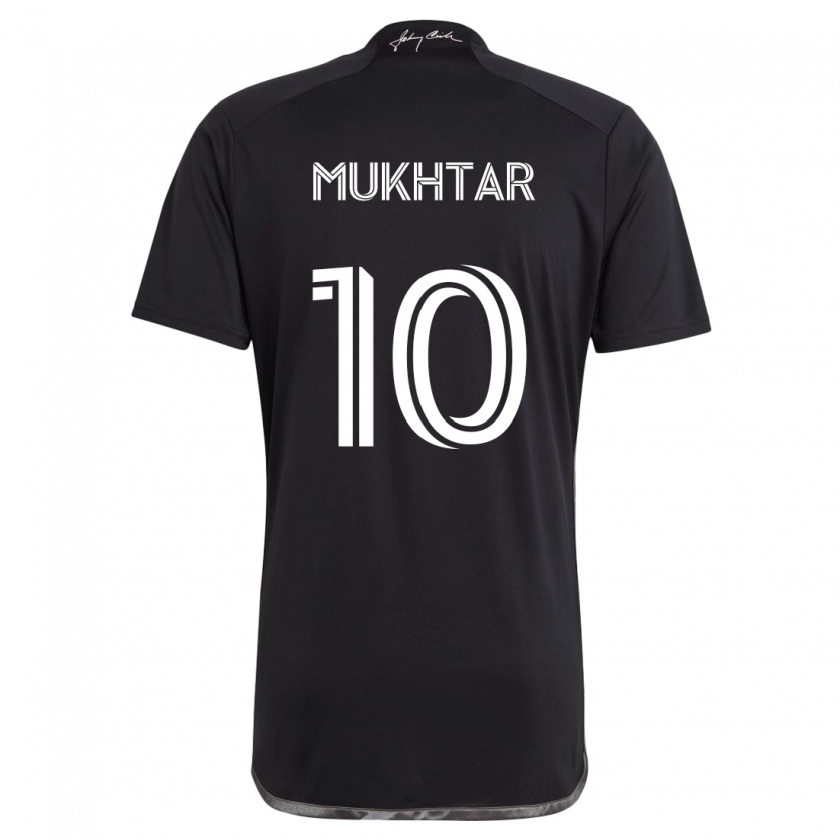 Kandiny Kinder Hany Mukhtar #10 Schwarz Auswärtstrikot Trikot 2024/25 T-Shirt