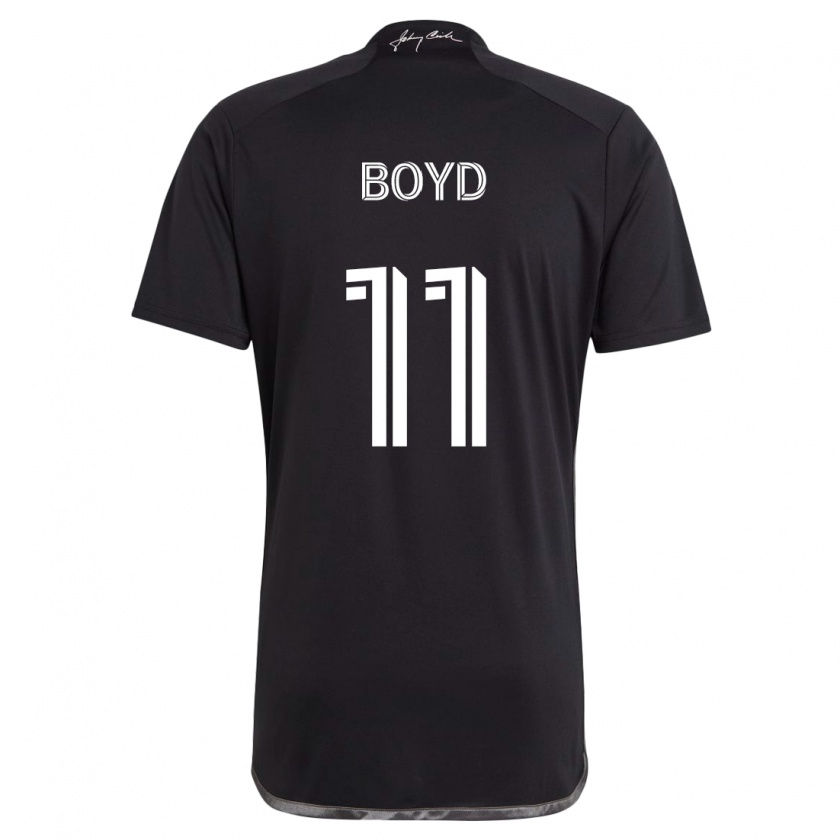 Kandiny Kinder Tyler Boyd #11 Schwarz Auswärtstrikot Trikot 2024/25 T-Shirt