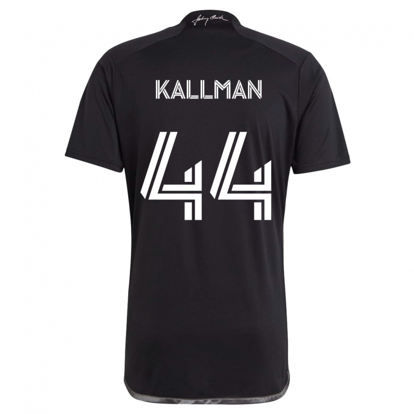 Kandiny Kinder Brent Kallman #44 Schwarz Auswärtstrikot Trikot 2024/25 T-Shirt