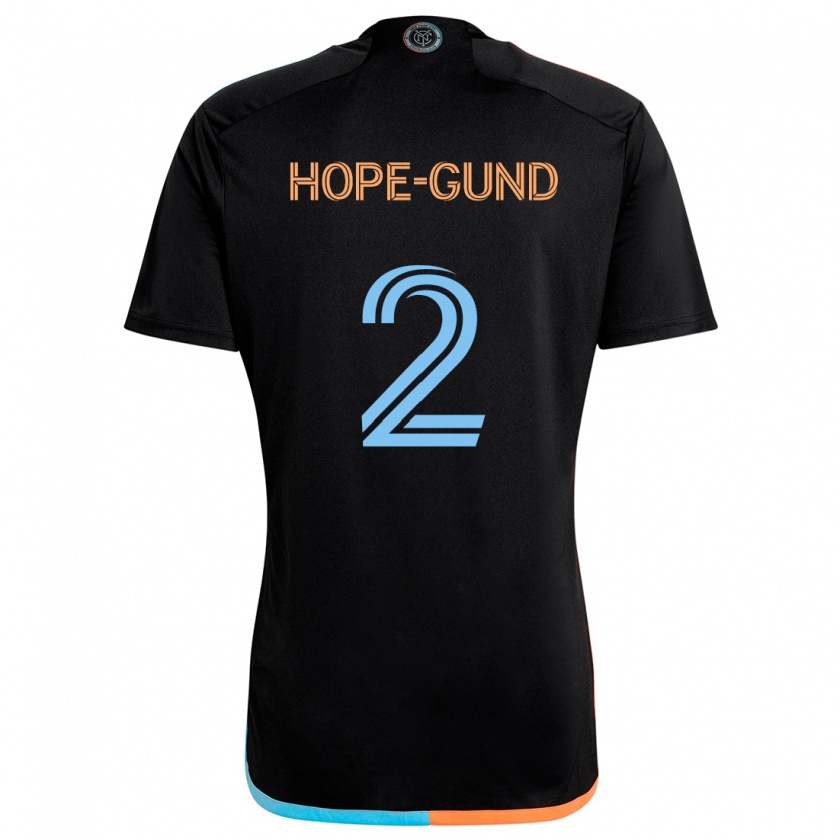 Kandiny Kinder Rio Hope-Gund #2 Schwarz Orange Blau Auswärtstrikot Trikot 2024/25 T-Shirt