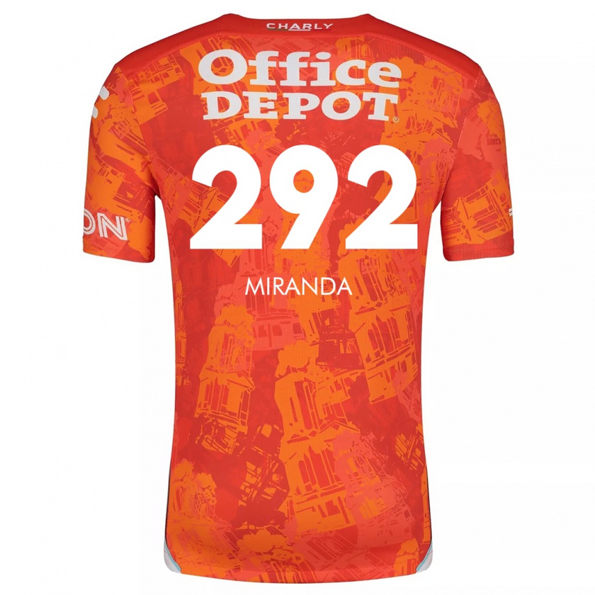 Kandiny Kinder Herbey Miranda #292 Orange Weiß Auswärtstrikot Trikot 2024/25 T-Shirt