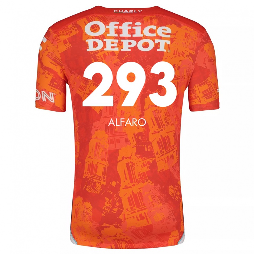 Kandiny Kinder Cristóbal Alfaro #293 Orange Weiß Auswärtstrikot Trikot 2024/25 T-Shirt