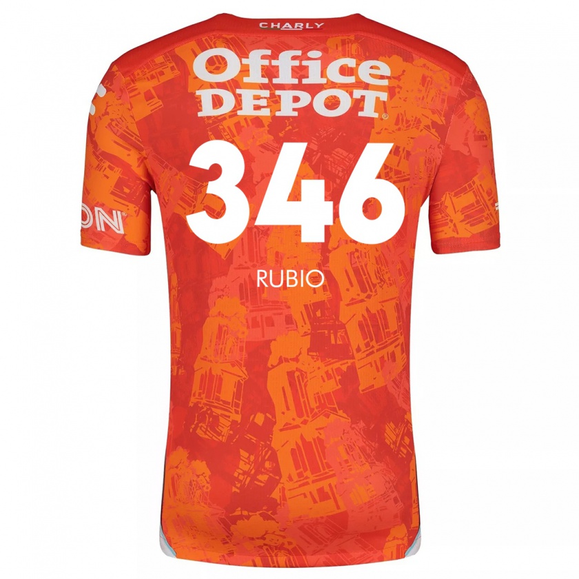 Kandiny Kinder Mateo Rubio #346 Orange Weiß Auswärtstrikot Trikot 2024/25 T-Shirt