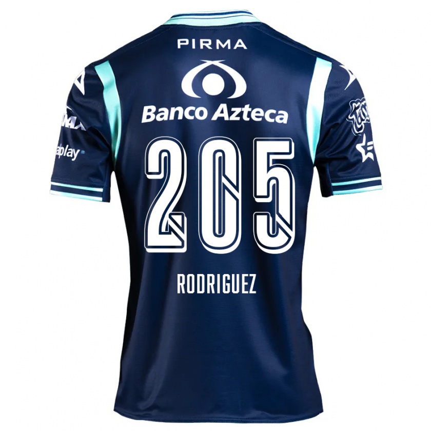 Kandiny Kinder Alberto Rodríguez #205 Navy Blau Auswärtstrikot Trikot 2024/25 T-Shirt