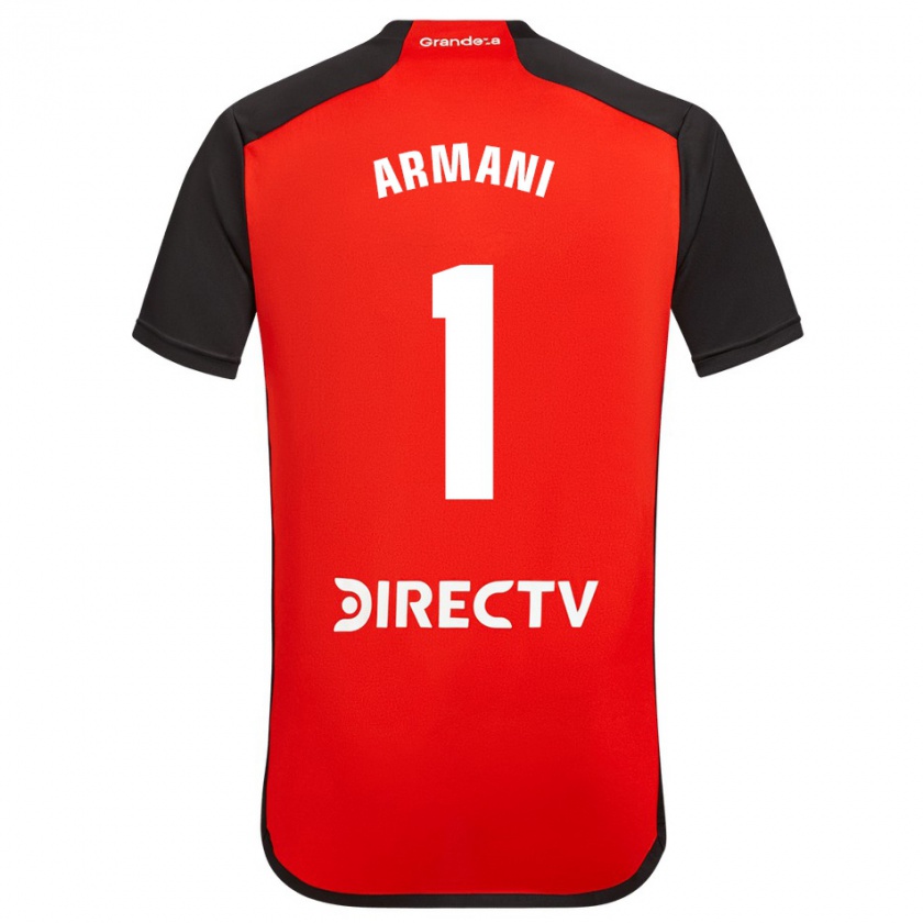 Kandiny Kinder Franco Armani #1 Rot Schwarz Weiß Auswärtstrikot Trikot 2024/25 T-Shirt