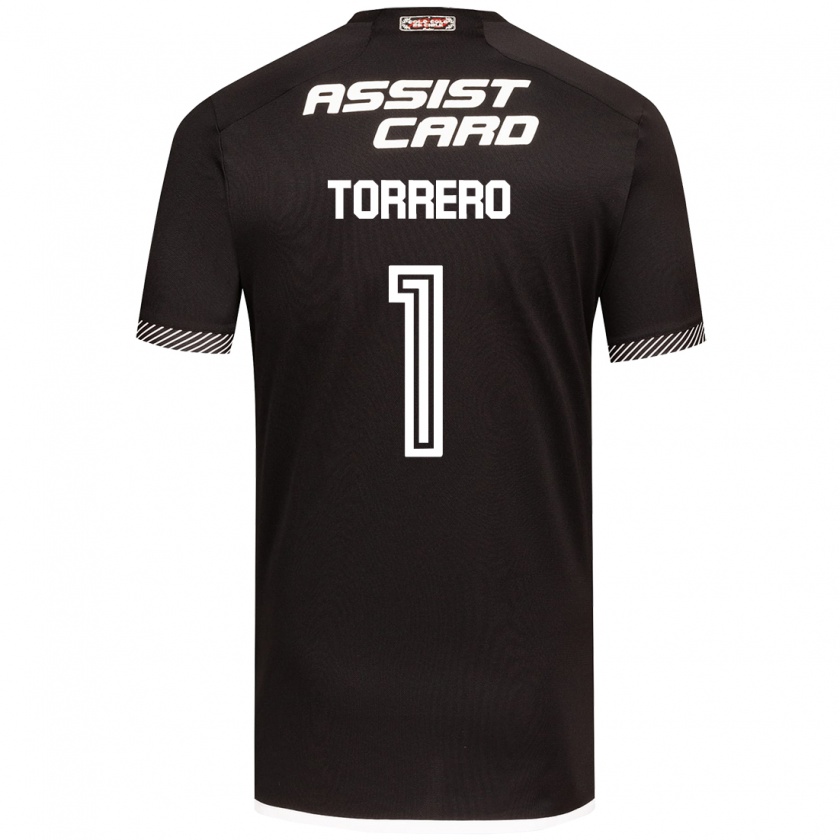 Kandiny Kinder Ryann Torrero #1 Schwarz-Weiss Auswärtstrikot Trikot 2024/25 T-Shirt