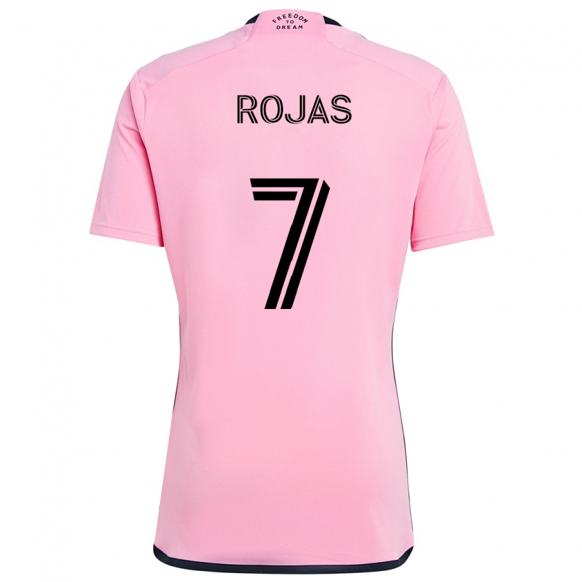 Kandiny Herren Matías Rojas #7 Rosa Heimtrikot Trikot 2024/25 T-Shirt