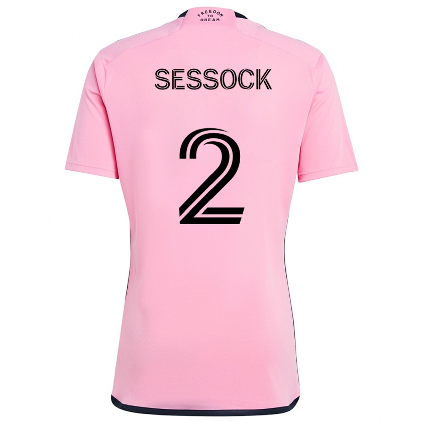 Kandiny Herren Nykolas Sessock #2 Rosa Heimtrikot Trikot 2024/25 T-Shirt