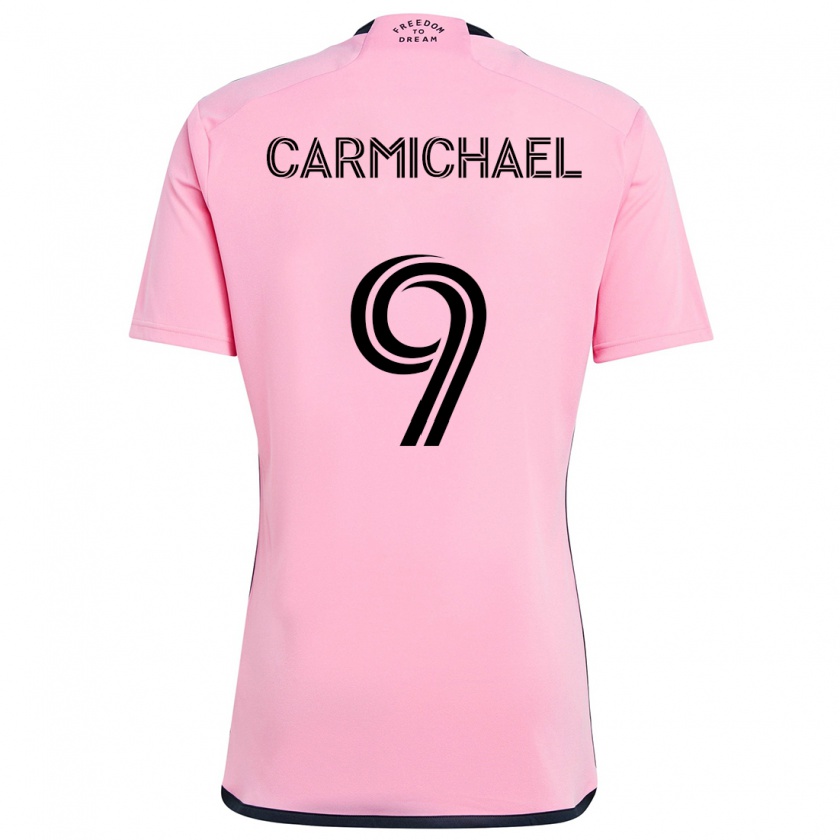 Kandiny Herren Ryan Carmichael #9 Rosa Heimtrikot Trikot 2024/25 T-Shirt