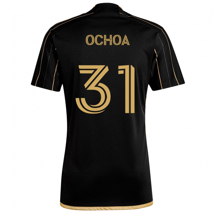 Kandiny Herren David Ochoa #31 Schwarzes Gold Heimtrikot Trikot 2024/25 T-Shirt