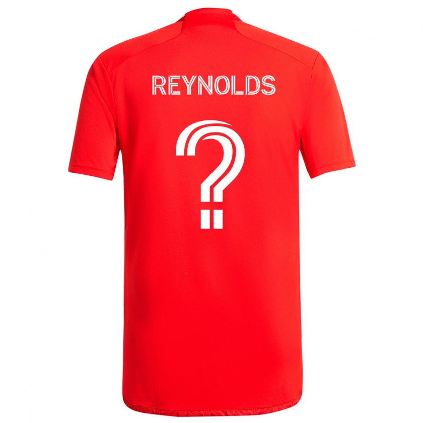 Kandiny Herren Justin Reynolds #0 Rot-Weiss Heimtrikot Trikot 2024/25 T-Shirt