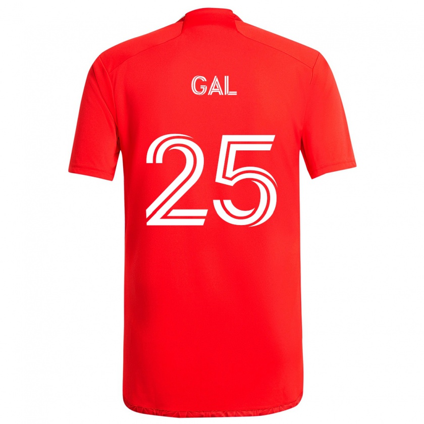 Kandiny Herren Jeff Gal #25 Rot-Weiss Heimtrikot Trikot 2024/25 T-Shirt