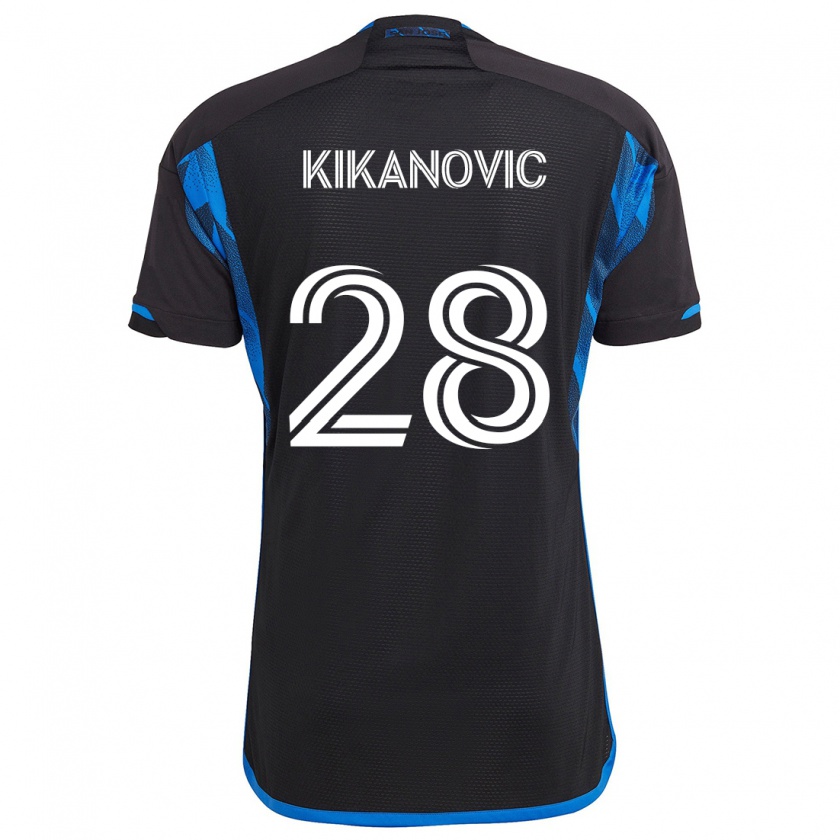 Kandiny Herren Benjamin Kikanović #28 Blau Schwarz Heimtrikot Trikot 2024/25 T-Shirt